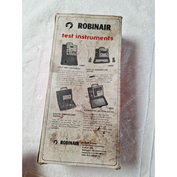Robin Air 14970 Refrigerant Leak Detector With Case. NOT TESTED - Picture 8 of 9